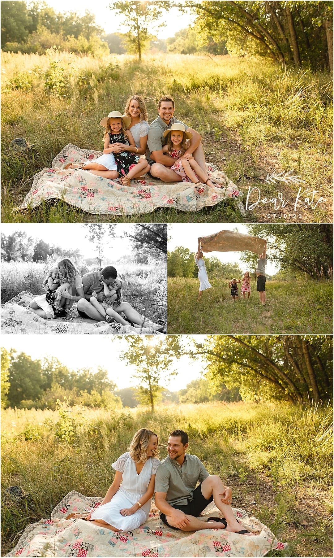 family video session along the poudre river