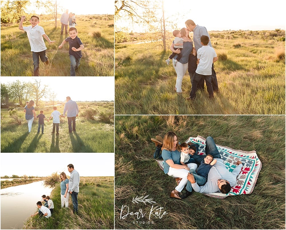Loveland Family Pictures outdoors