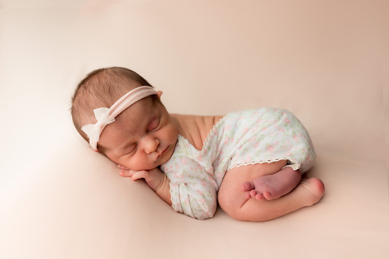 Baby girl in loveland photography studio completes family of 5